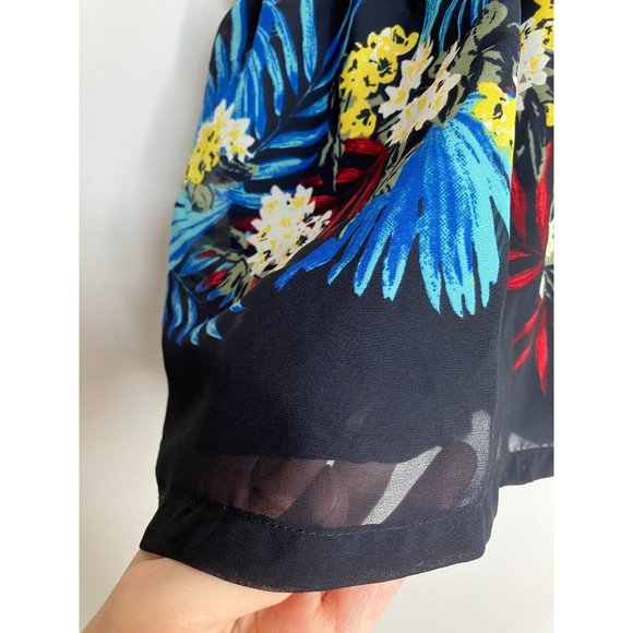 Hollister Women's Medium Floral Spaghetti Strap Tank Blouse New - Picture 4 of 12